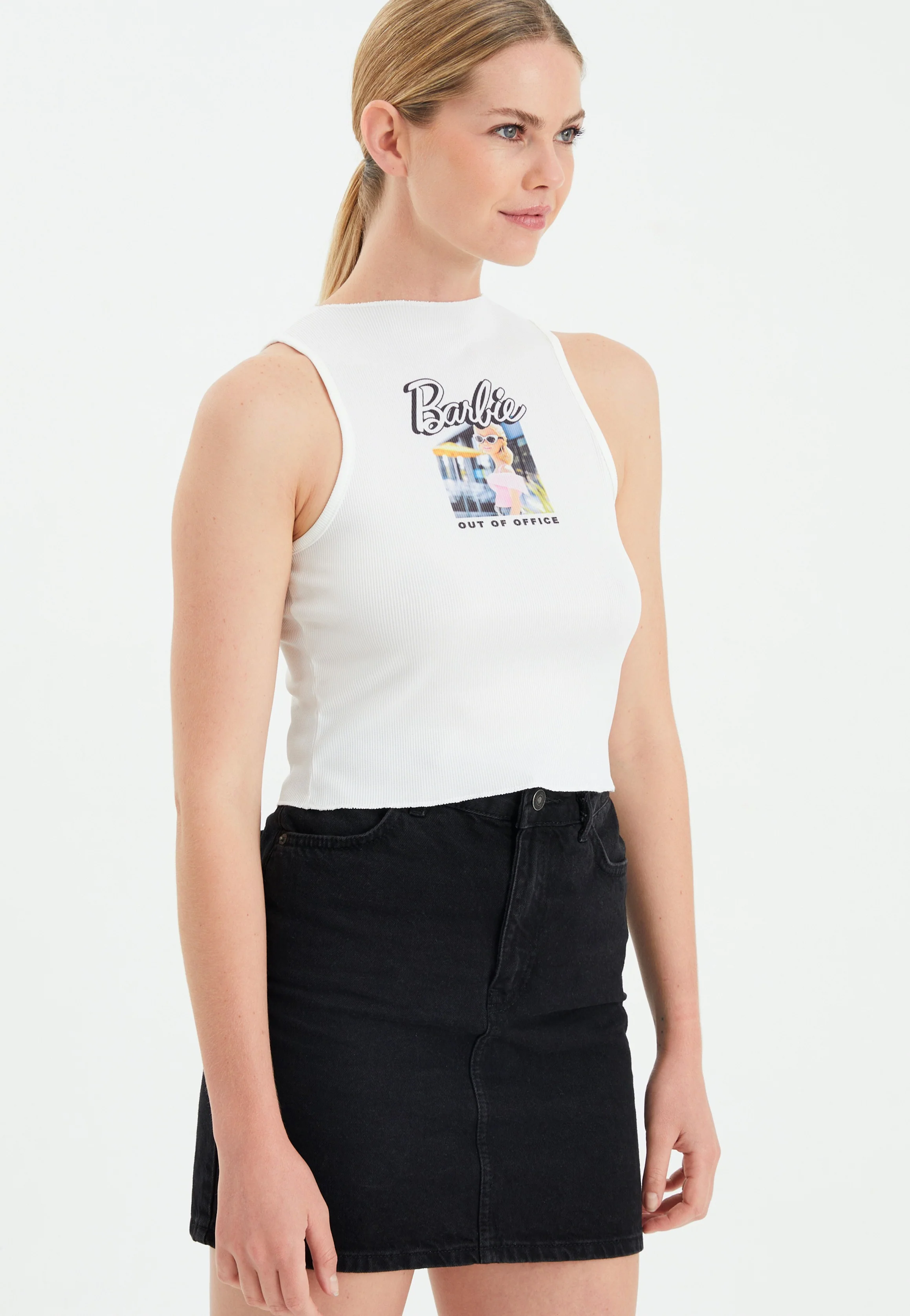 Barbie - Out Of Office White - Top - Image 3