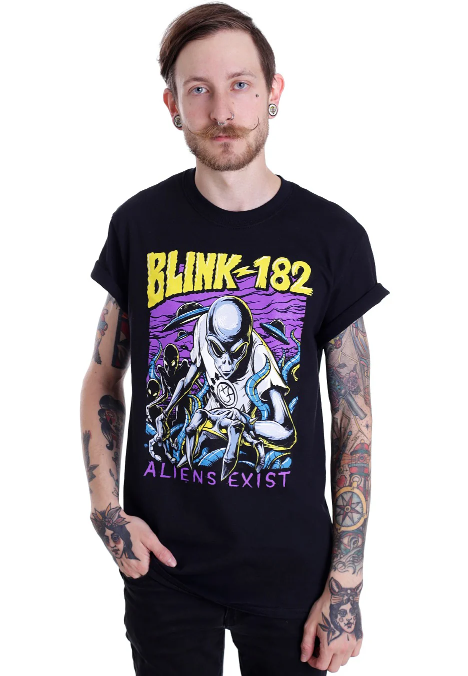 Blink 182 - Aliens Exist - T-Shirt - Image 3