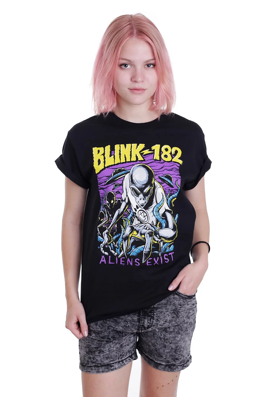 Blink 182 - Aliens Exist - T-Shirt - Image 5