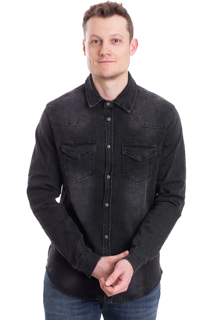 Brandit - Riley Denim Black - Shirt - Image 4