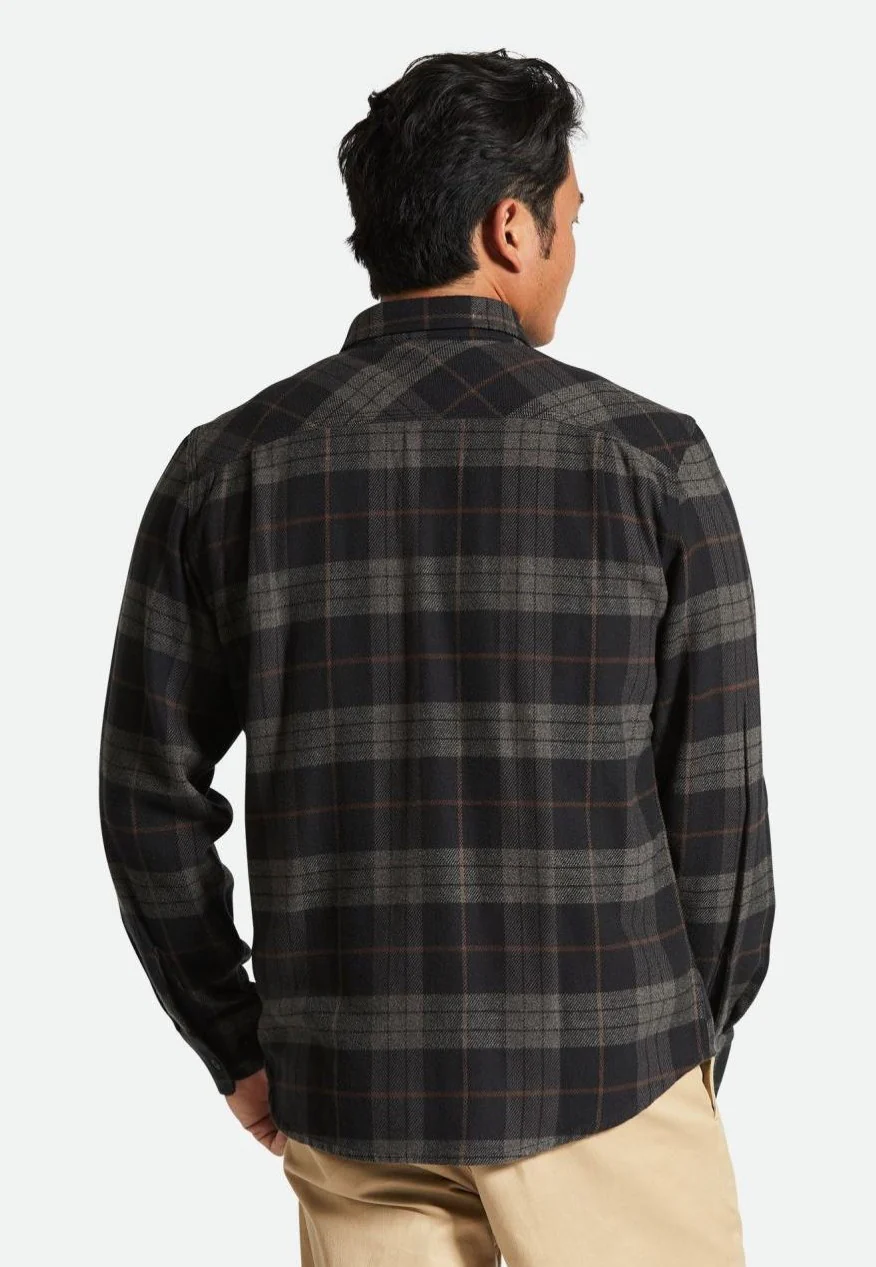 Brixton - Bowery Black/Charcoal - Shirt - Image 5