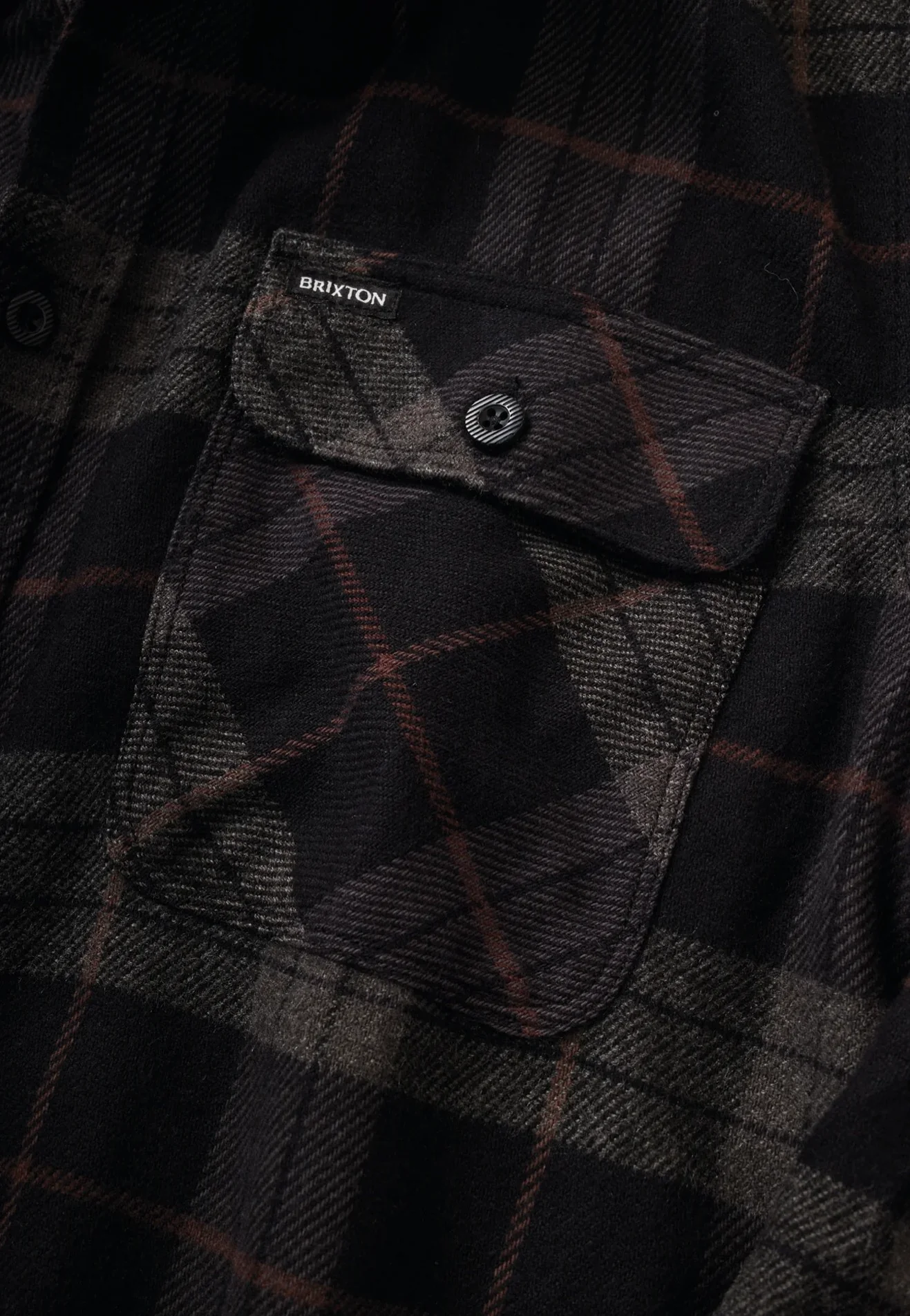 Brixton - Bowery Black/Charcoal - Shirt - Image 6