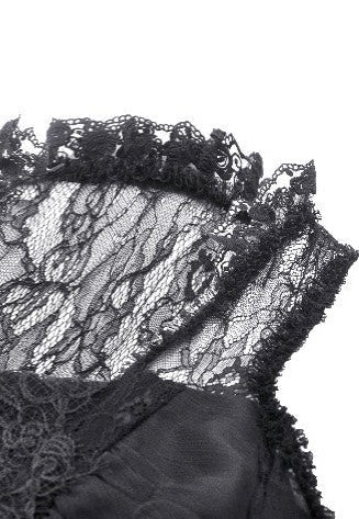 Dark In Love - Halloween Witch Off Shoulder Black - Dress - Image 7