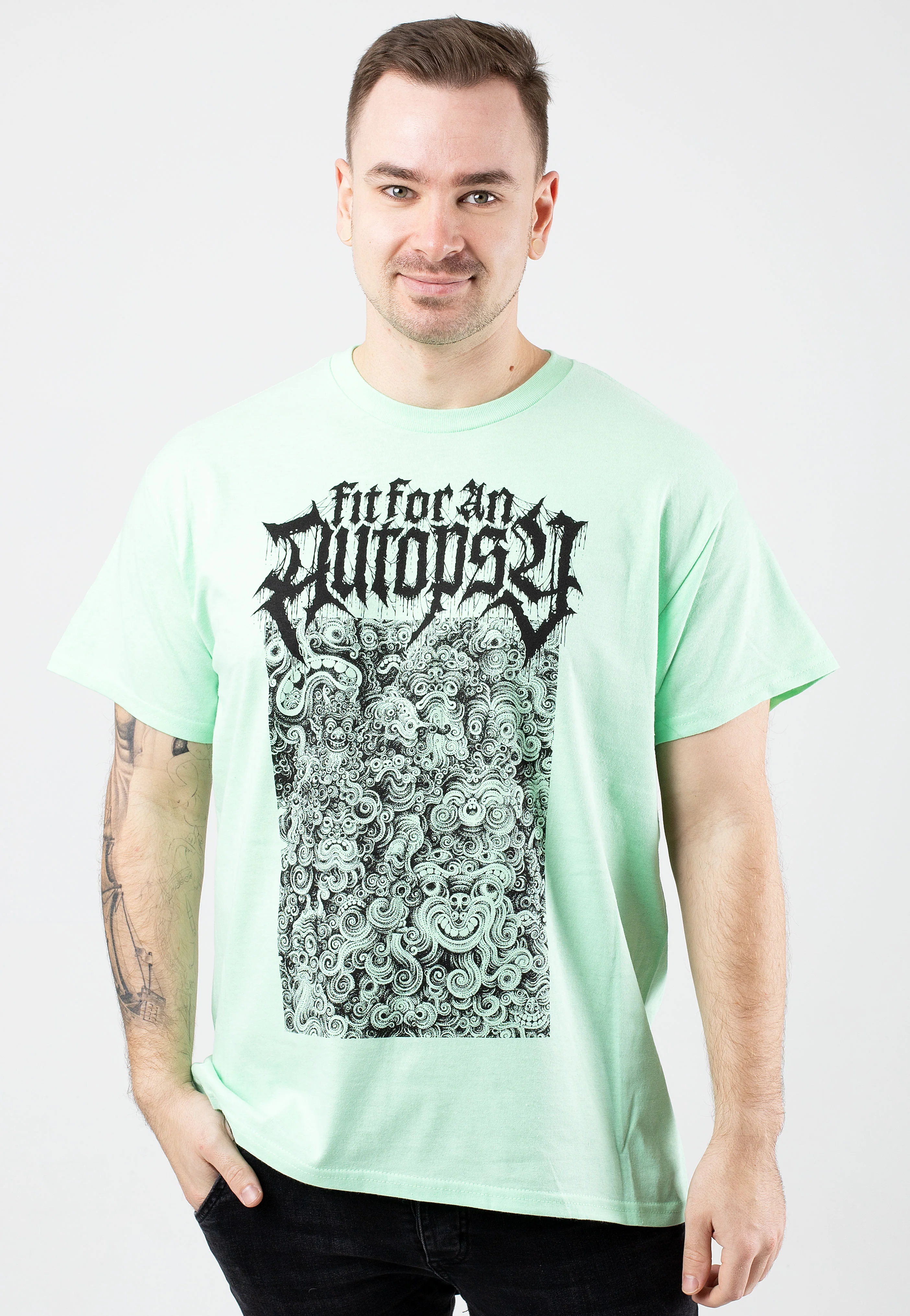 Fit For An Autopsy - Demonic Gyre Mint Green - T-Shirt - Image 3