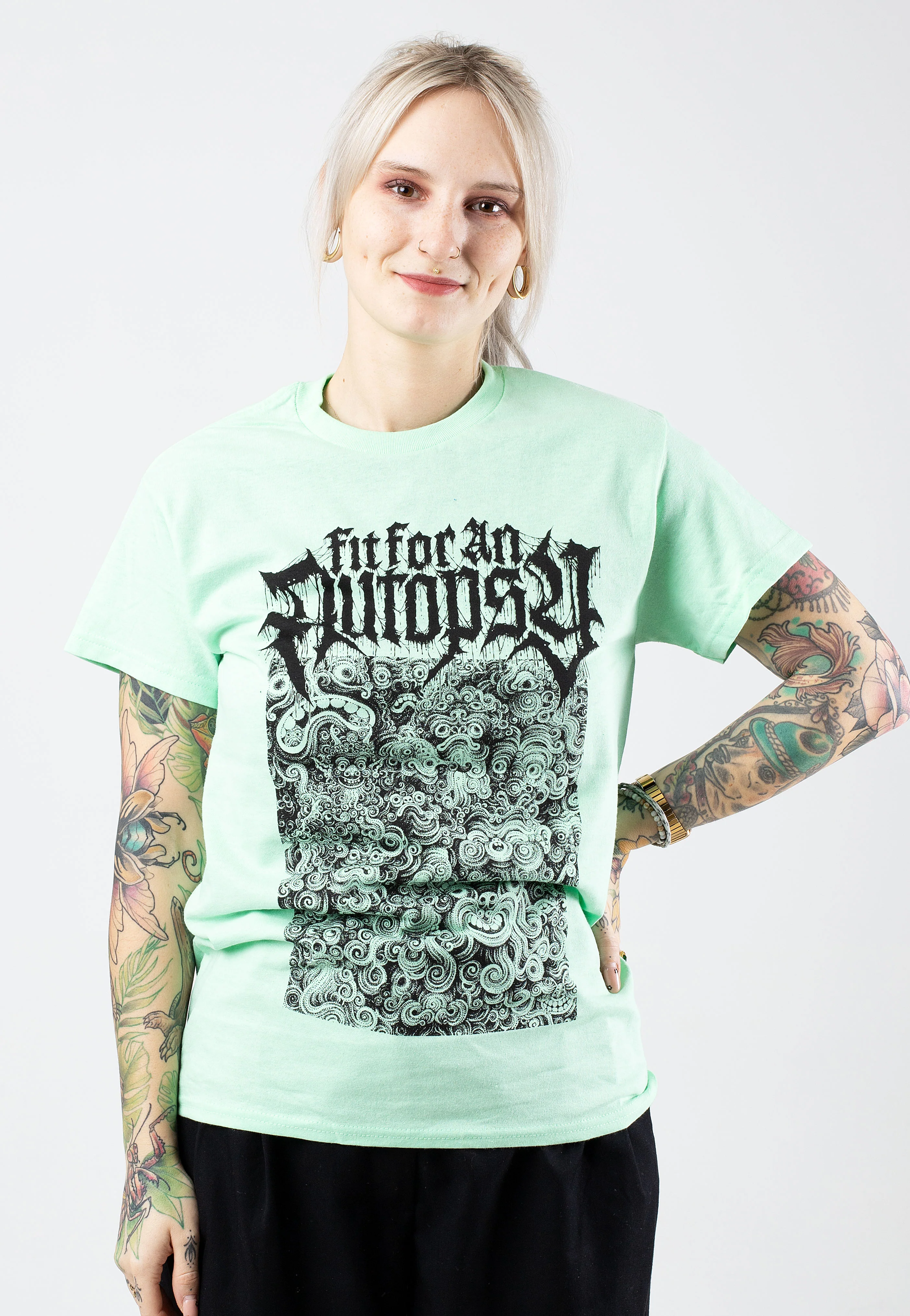 Fit For An Autopsy - Demonic Gyre Mint Green - T-Shirt - Image 5