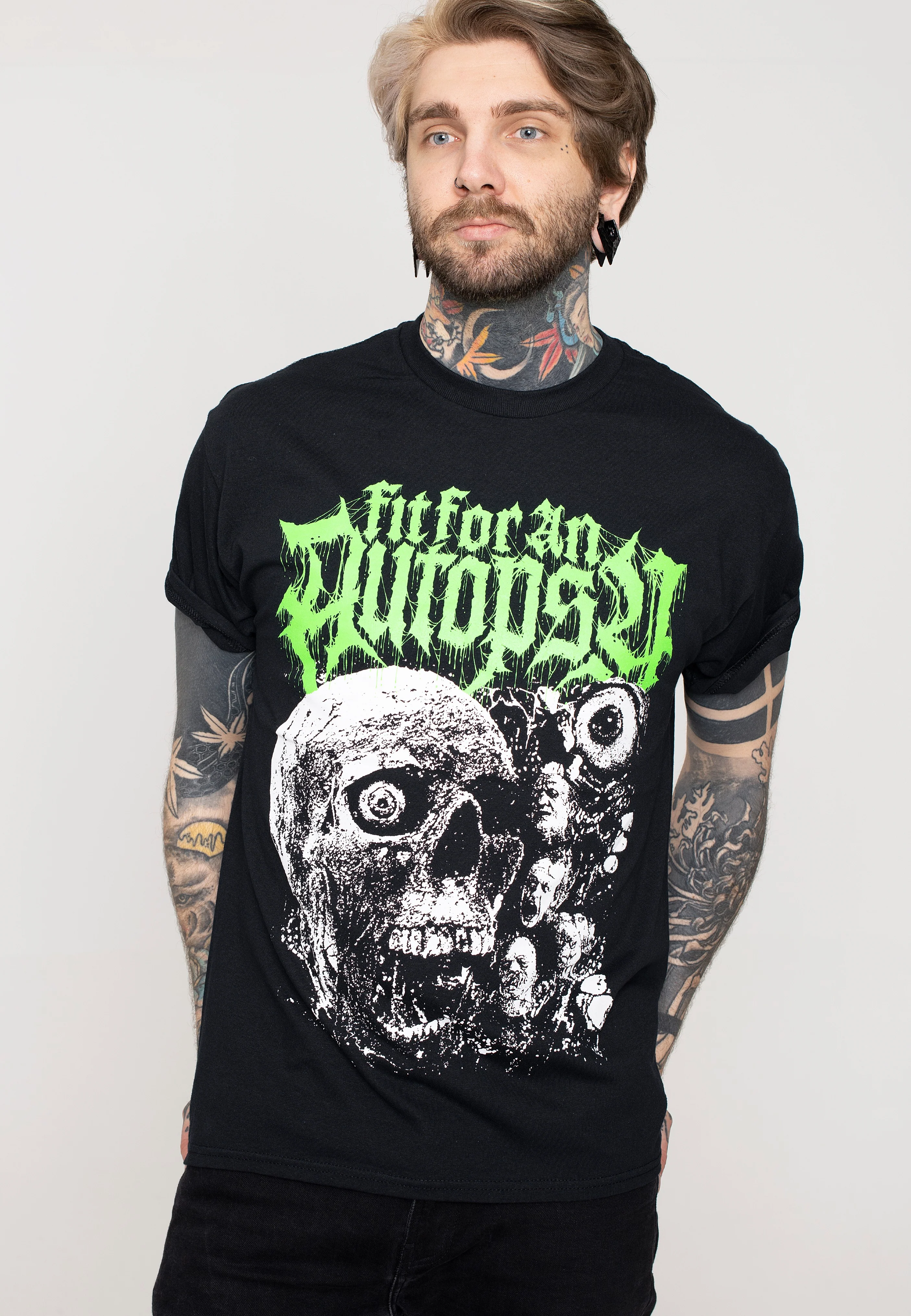 Fit For An Autopsy - Screaming Skull - T-Shirt - Image 3