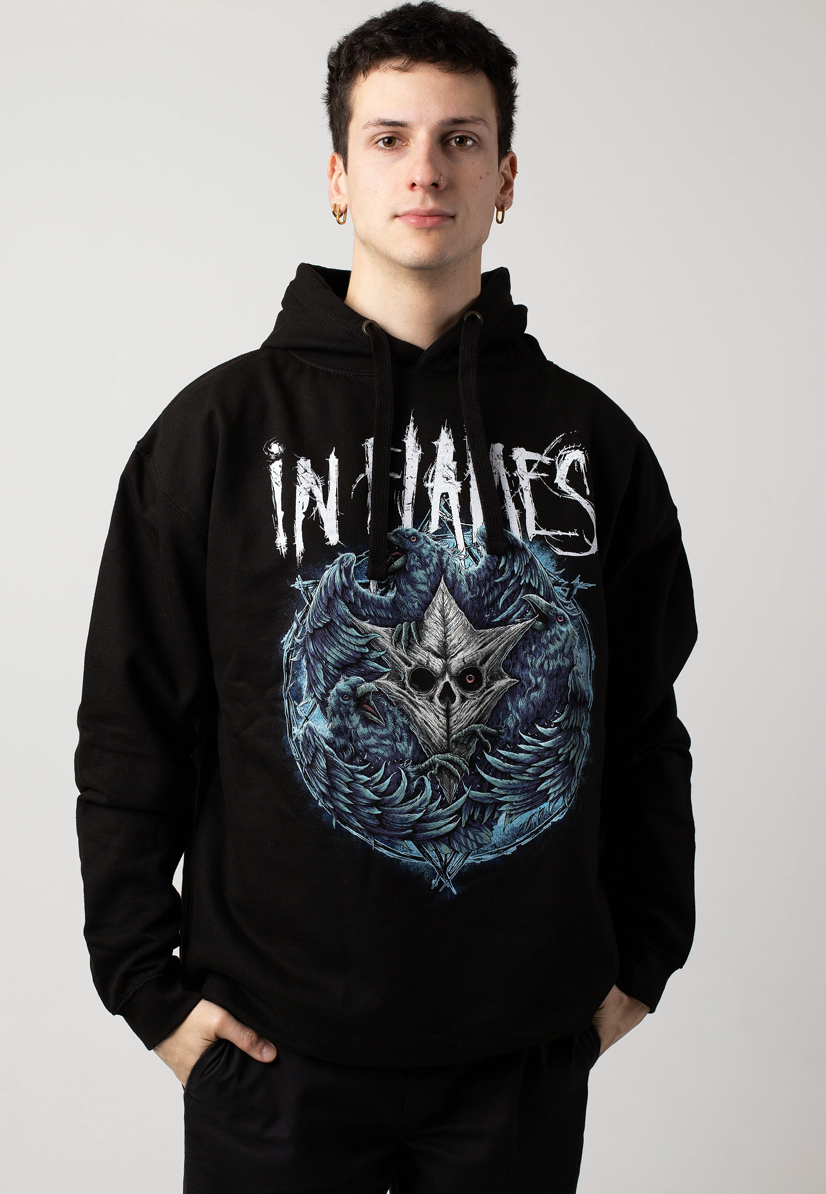 In Flames - Jesterhead Raven - Hoodie - Image 3