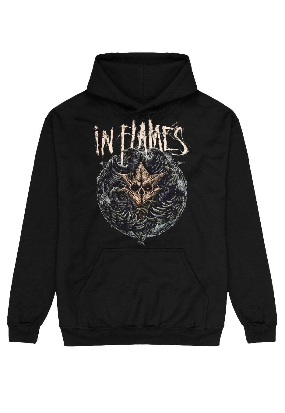 In Flames - Jesterhead Raven - Hoodie - Image 7