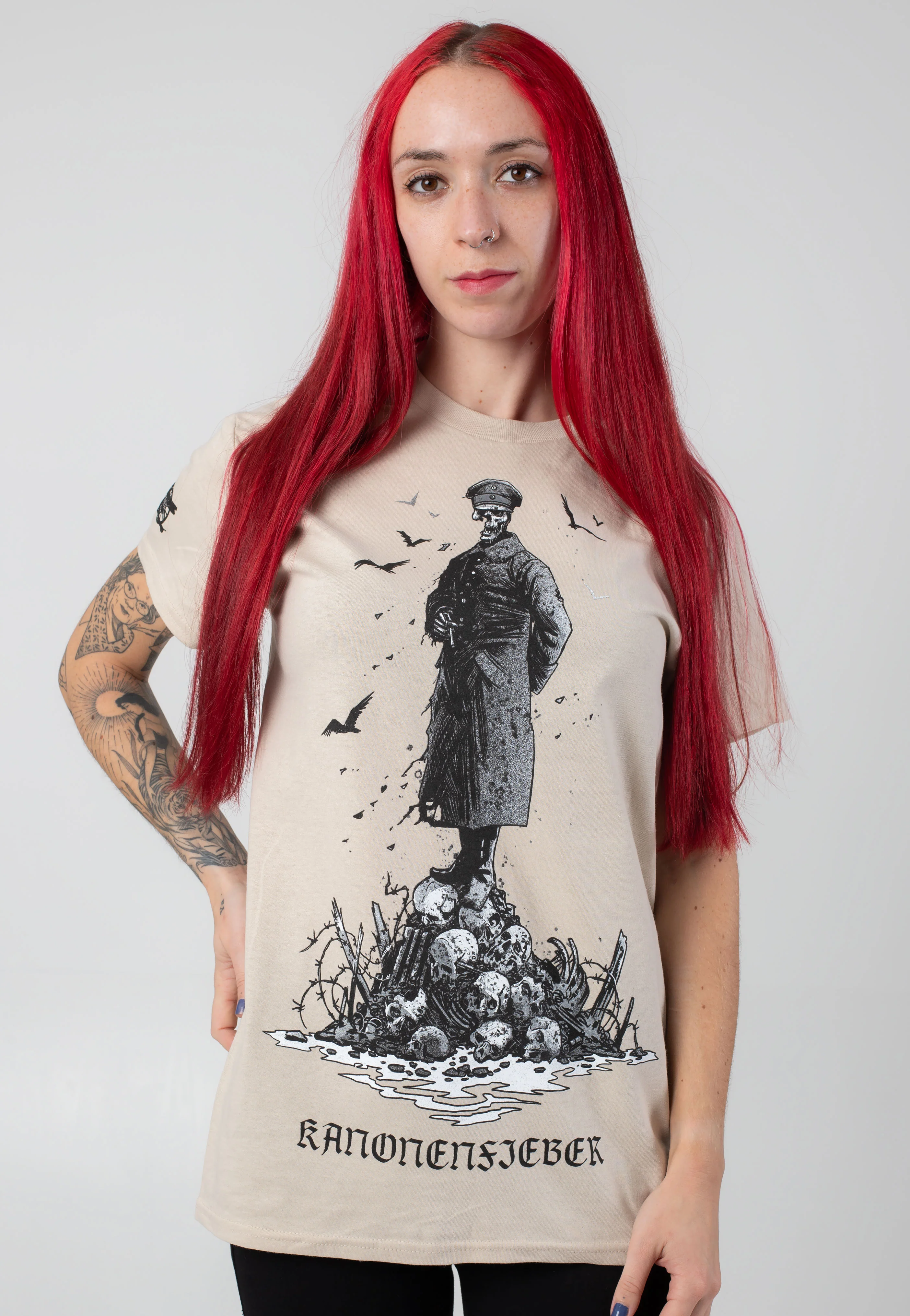 Kanonenfieber - Der Offizier Sand - T-Shirt - Image 6