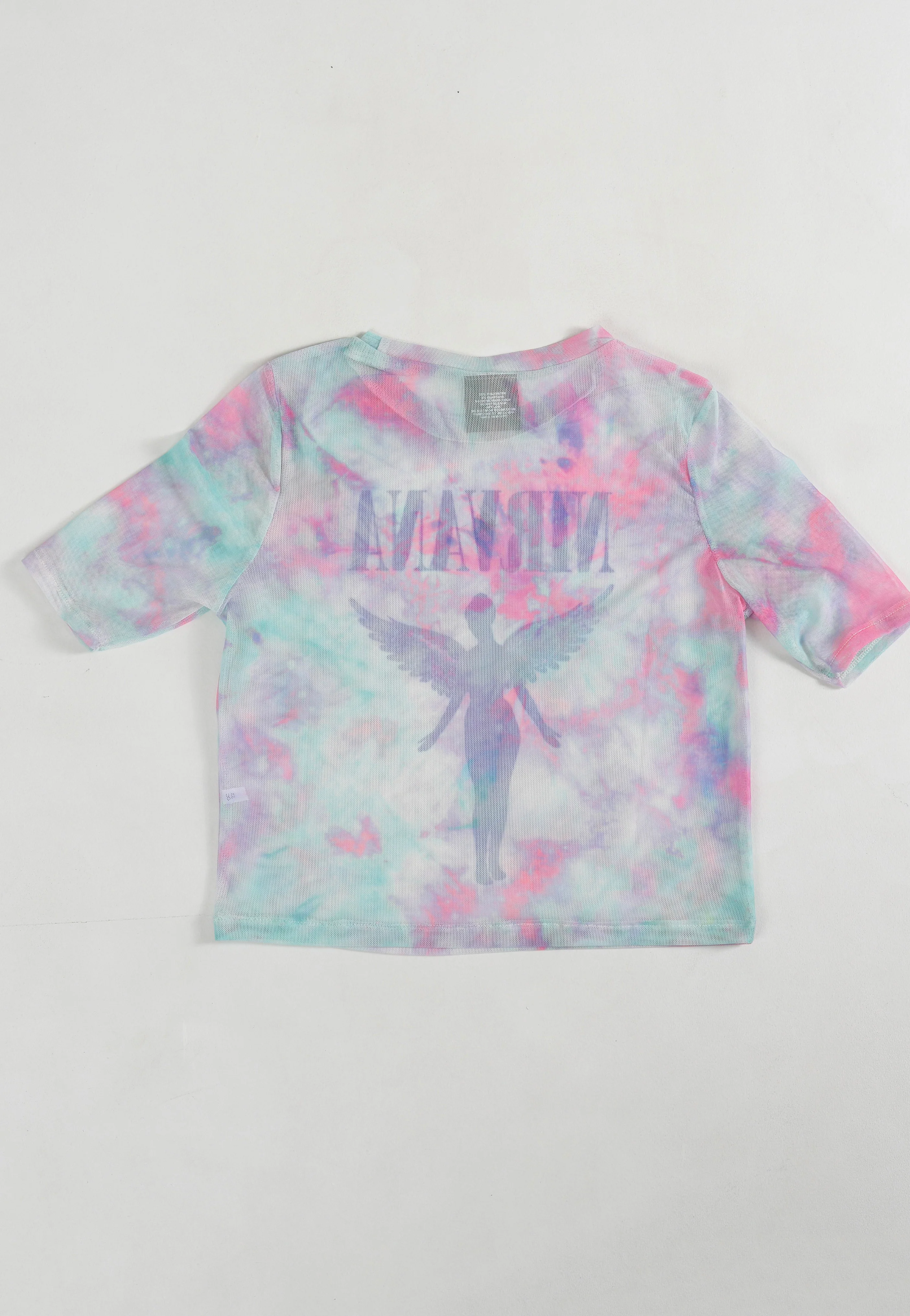 Nirvana - Angelic Blue Mono Mesh Cropped - Girly - Image 7