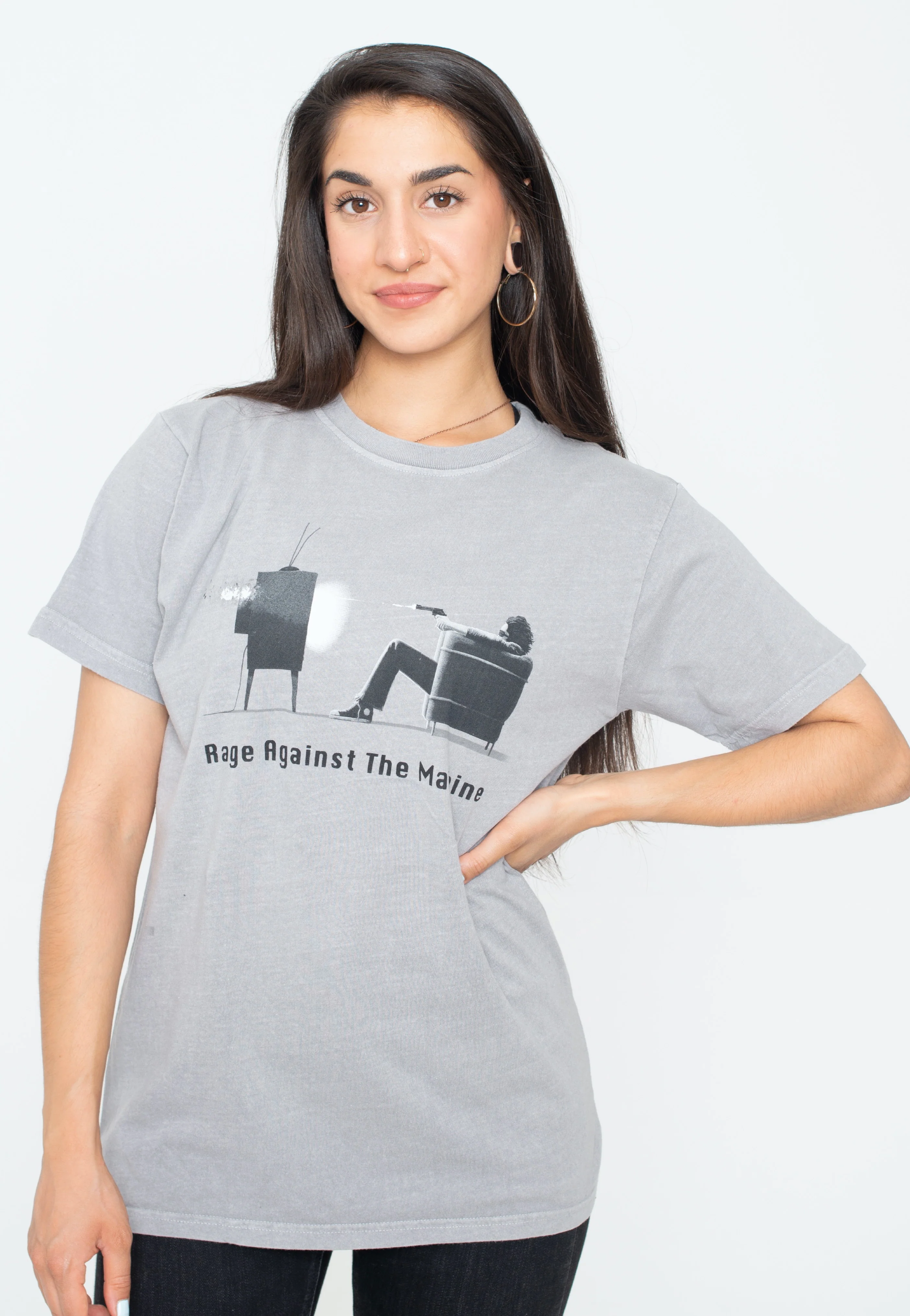 Rage Against The Machine - Won't Do Dip-Dye Grey - T-Shirt - Image 5