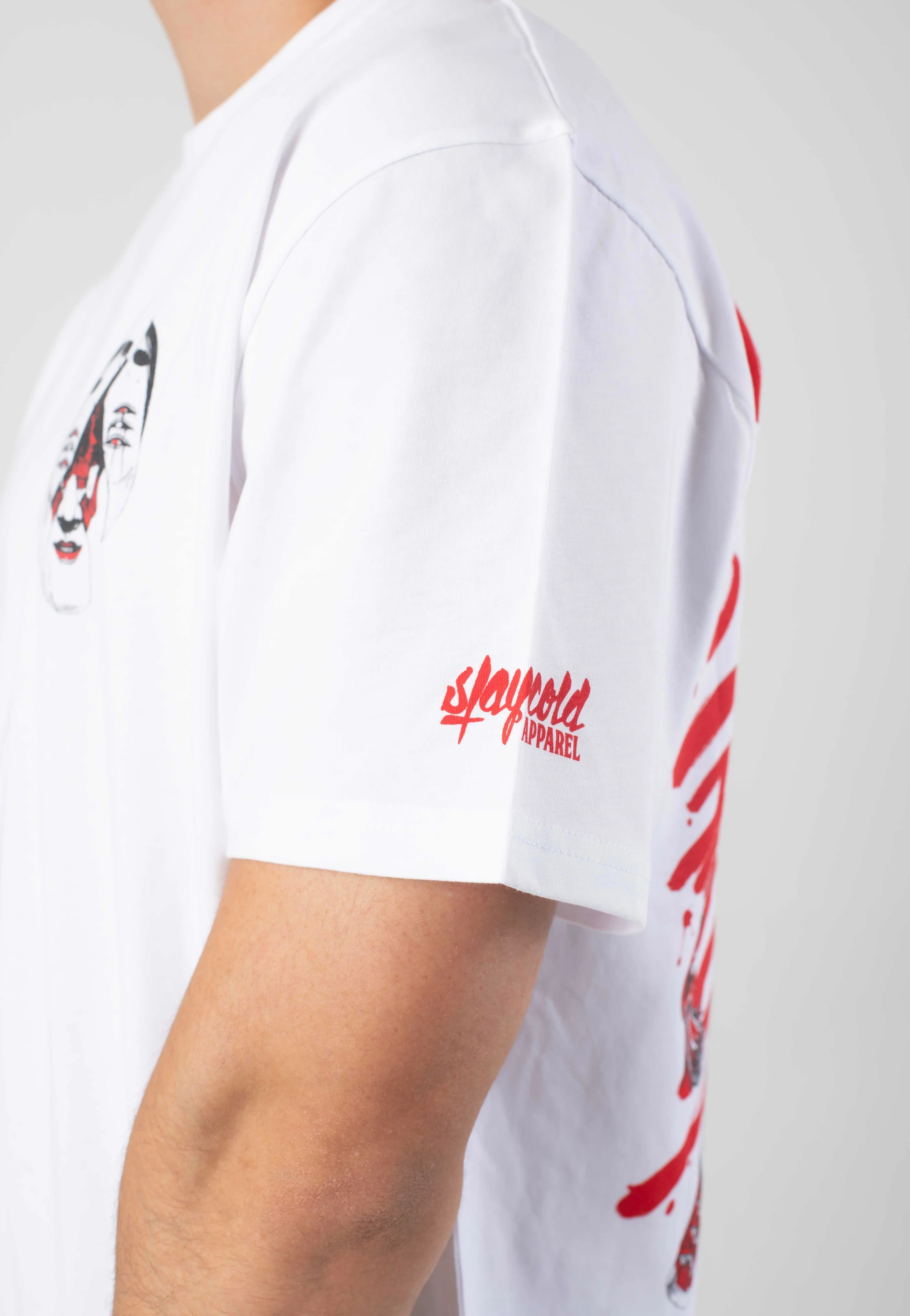 Stay Cold Apparel - Fashion Kill White/Red - T-Shirt - Image 10