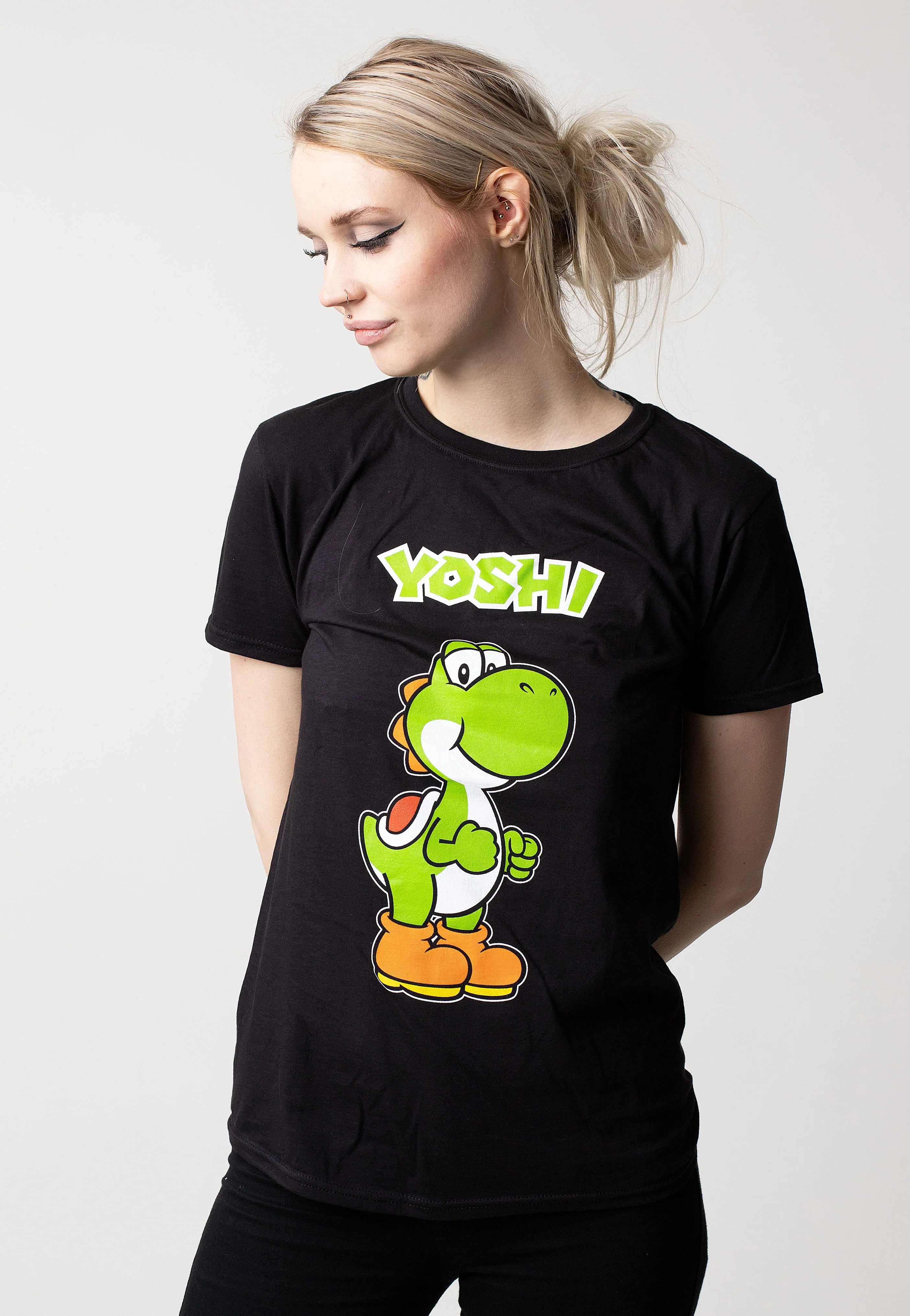 Super Mario - Yoshi Name Tag - T-Shirt - Image 6