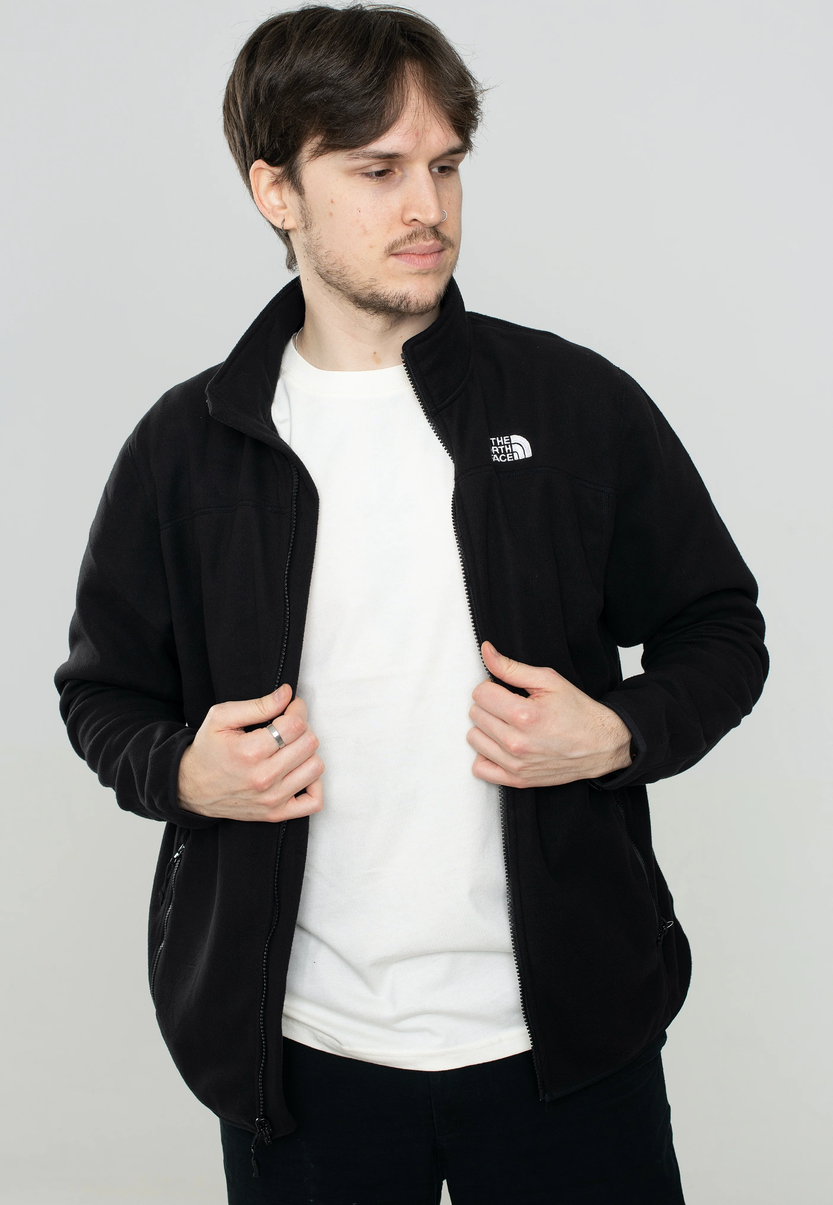 The North Face - 100 Glacier Full Zip Tnf Black - Jacket - Image 3
