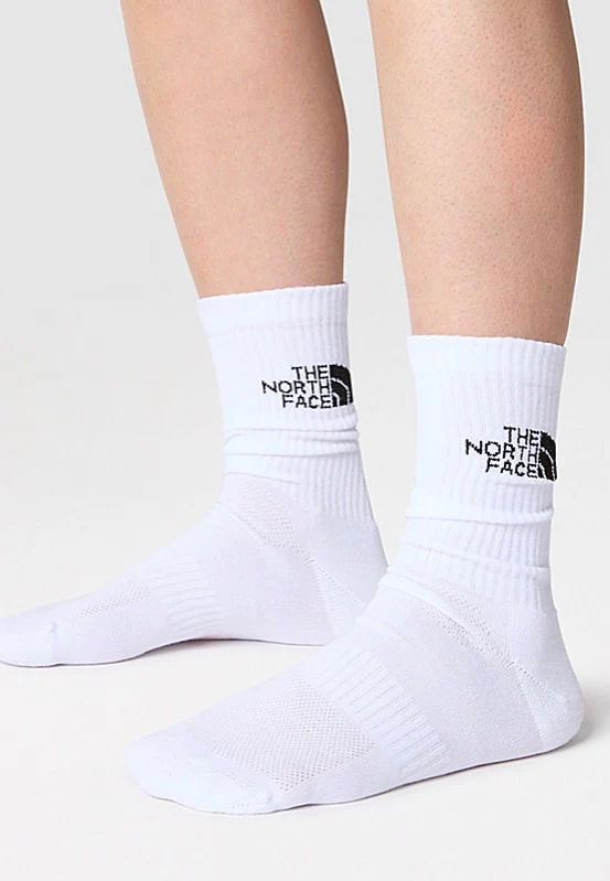 The North Face - Multi Sport Cush Crew Pack Of 3 Tnf White - Socks - Image 4