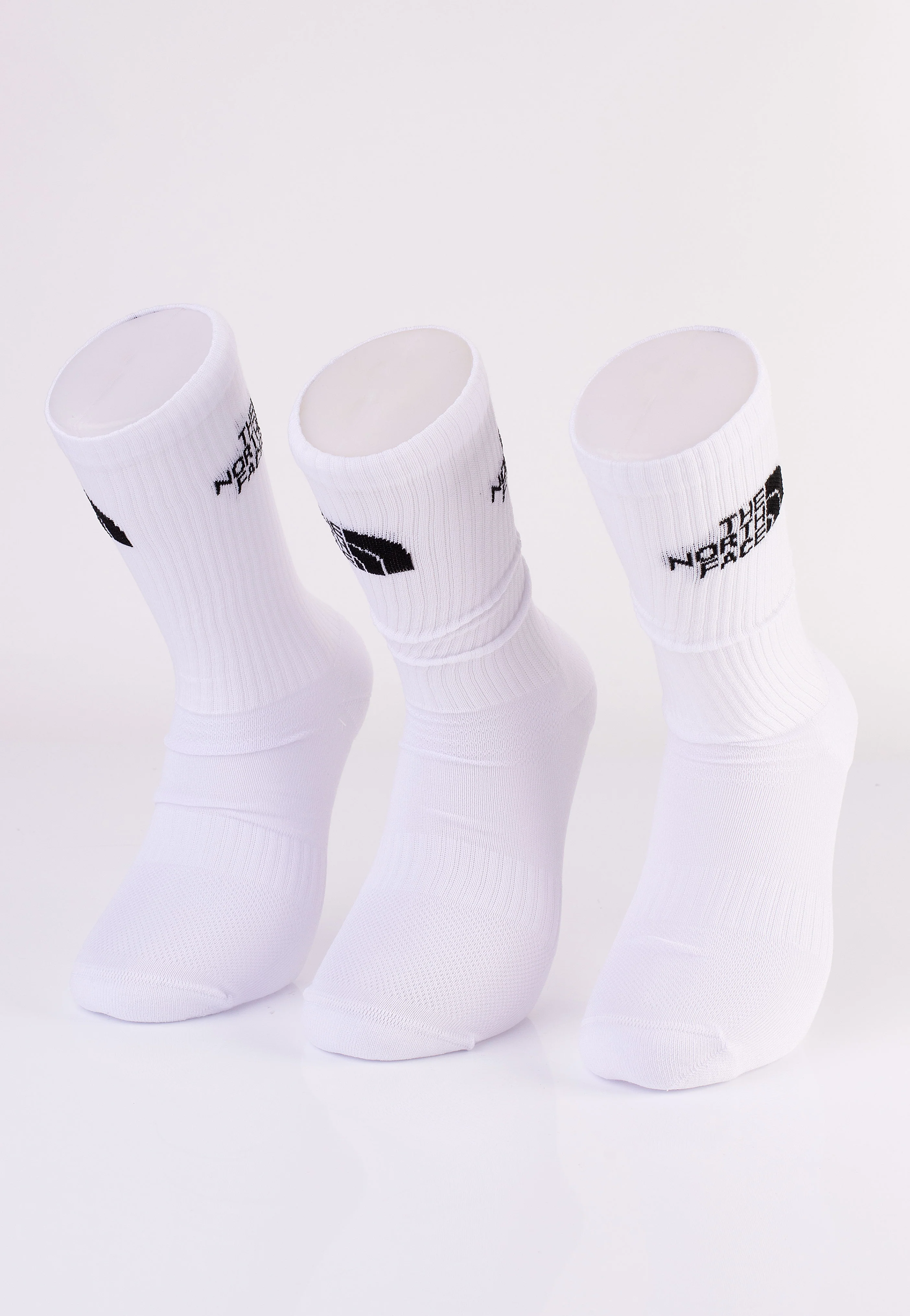 The North Face - Multi Sport Cush Crew Pack Of 3 Tnf White - Socks - Image 8