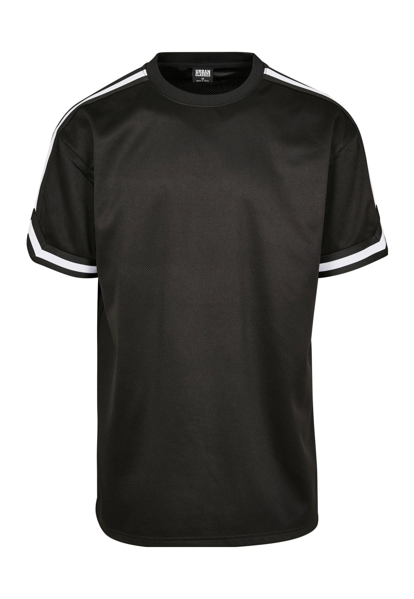Urban Classics - Oversized Stripes Mesh Black - T-Shirt - Image 4