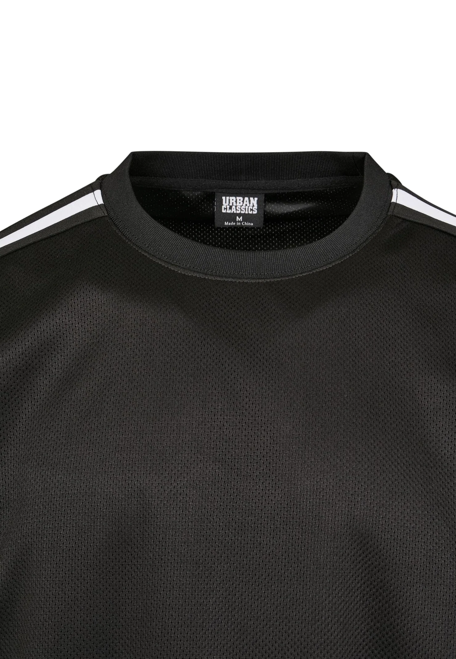 Urban Classics - Oversized Stripes Mesh Black - T-Shirt - Image 5