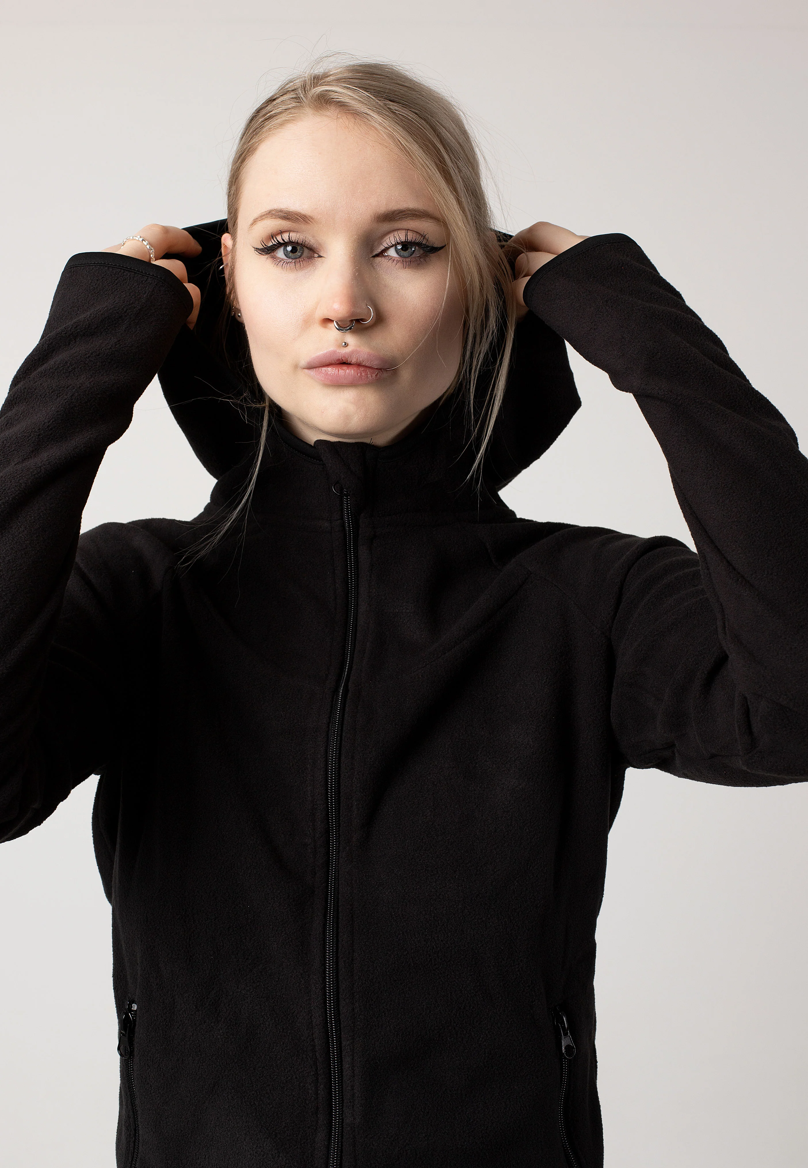 Urban Classics - Polar Fleece Black - Zipper - Image 4