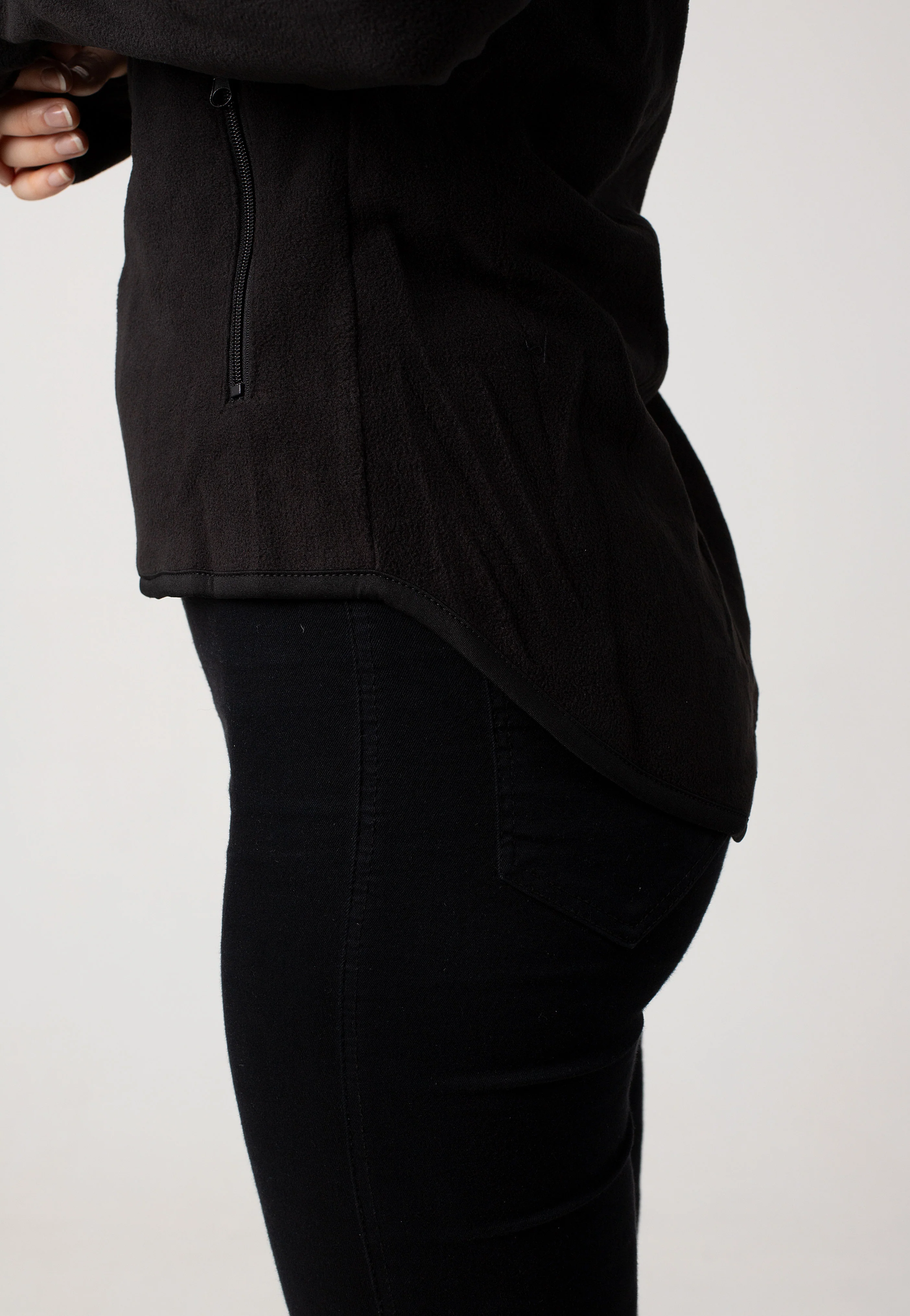 Urban Classics - Polar Fleece Black - Zipper - Image 5