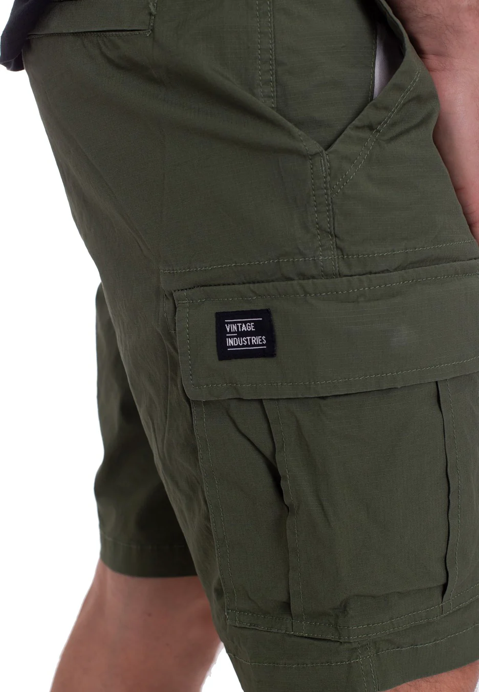 Vintage Industries - Ryker Bright Olive - Shorts - Image 6